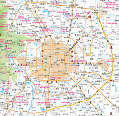 AI格式北京地图