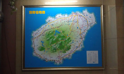 海南省地图