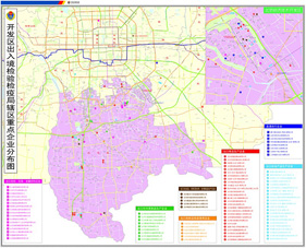 重点企业分布图