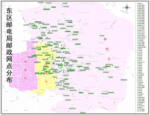 邮电局网点分布图