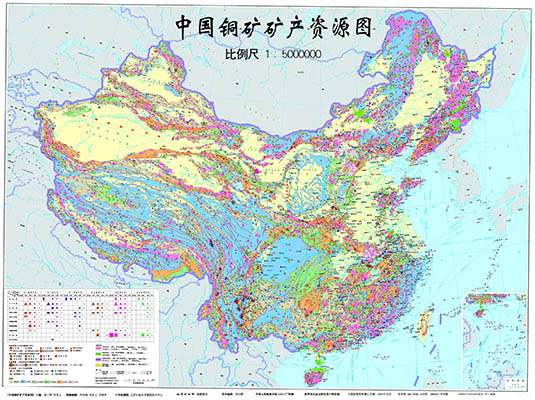 中国矿产资源图