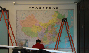 中国地图挂图