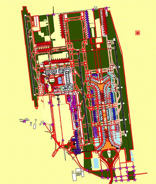 机场电子地图